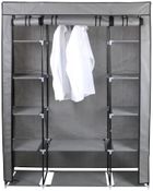 Saska Garden, szafa tekstylna, szara, 175-133-43 cm, 28873