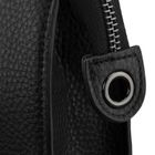 Saszetka do ręki, czarna, skóra ekologiczna, Rovicky