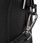 Saszetka do ręki, czarna, skóra ekologiczna, Rovicky