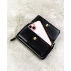 Saszetka na biodro, czarna, skórzana, Rovicky