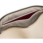 Saszetka na biodro, nerka, jasnobeżowa, skóra ekologiczna, Peterson