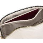 Saszetka na biodro, nerka, jasnobeżowa, skóra ekologiczna, Peterson