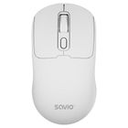 Savio, mysz bezprzewodowa, 2.4 GHZ, biała, MB-05