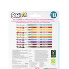 Scentos, pachnące flamastry- pędzelki, 10 kolorów