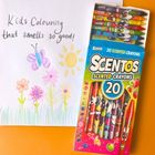 Scentos, pachnące kredki świecowe, 20 kolorów