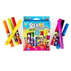 Scentos, pachnące markery, śmieszne minki, 8 kolorów