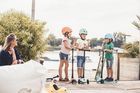 Scoot & Ride, kask ochronny, Blueberry, rozmiar 51-55 cm