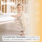 Sensillo, Jeże, śpiworek do spania, TOG 1.0, szmaragdowy, rozmiar L