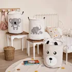 Sipo, kosz na zabawki XL, bawełniany, wodoodporny, zamykany na ściągacz, Koala