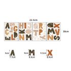 Sipo, naklejki na ścianę do pokoju dziecięcego, Alfabet boho