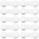 Sipo, zestaw zabezpieczeń do szaf i szuflad na zatrzask, 10 szt.