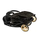 Smiki, Thunder Pro, wózek spacerowy, czarno-złoty