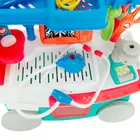 Smiki, zestaw medyczny, wózek z akcesoriami lekarza