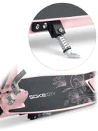 Soke, City, hulajnoga miejska, składana, czarno-różowa