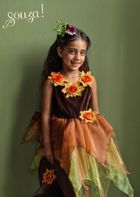 Souza! Czarownica Sabrina, strój dla dzieci z kapeluszem, 3-4 lata