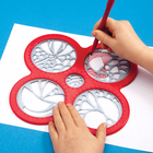 Spirograph, zestaw artystyczny, Cyclex