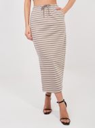 Spódnica damska, beżowa, Sublevel