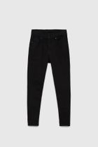 Spodnie jeansowe damskie, czarne, Moodo