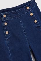 Spodnie jeansowe damskie, granatowe, Moodo