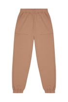 Spodnie materiałowe damskie, beżowe, Moodo