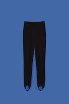 Spodnie materiałowe damskie, czarne, Moodo