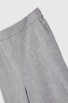 Spodnie materiałowe damskie, szare, Moodo