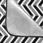 Spokey, Picnic Zigzag, polarowy koc piknikowy z folią aluminiową, 180-210 cm
