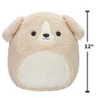Squishmallows, Fuzzamallows, Stevon Tan Dog, pies, maskotka, 30 cm