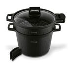 Starke, Brick Marble, garnek do gotowania na parze + nakładki silikonowe, 6.3l