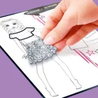 Style4Ever, Projekt Moda, Szkicownik, zestaw kreatywny z naklejkami