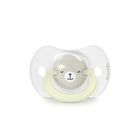 Suavinex, SX Pro, Wild & Free, smoczek fizjologiczny, beżowy, świecący, 0-6 m, 2 szt.