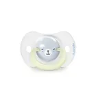 Suavinex, SX Pro, Wild & Free, smoczek fizjologiczny, niebieski, świecący, 0-6 m, 2 szt.