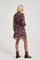 Sukienka damska, brązowa, Moodo