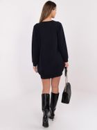 Sukienka damska, granatowa, Basic Feel Good