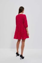 Sukienka damska, różowa, Moodo