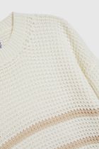 Sweter damski, biały, Moodo