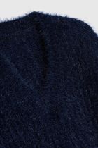 Sweter damski, granatowy, Moodo