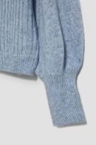 Sweter damski, niebieski, Moodo