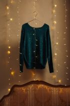 Sweter damski, zielony, Moodo