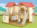 Sylvanian Families, miejski domek z oświetleniem, zestaw prezentowy z figurkami i mebelkami, 2747