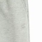 Szare spodnie dresowe z szeroką nogawką wide oversize NOWEAR