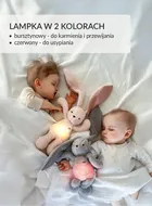 Szumisie, Szumiś Królik, maskotka 7w1 z aplikacją i lampką, brązowy