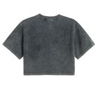 T-shirt crop boxy z bawełny czesanej NOWEAR