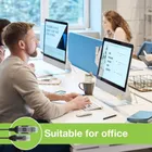 Techly, RJ45, kabel sieciowy, USB-A, 1m