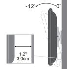 Techly, uchwyt ścienny TV LED/LCD, 13-30"