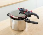 Tefal, zestaw szybkowary secure trendy pressure 4l + 6l indukcja p2584301
