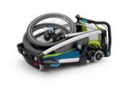 Thule, Chariot Sport 1, przyczepka rowerowa dla dziecka, zielono-niebieska