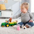 Tomy, John Deere, traktor z akcesoriami