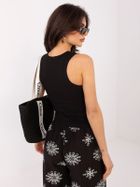 Top damski, czarny, Sublevel