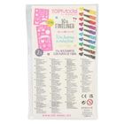 Top Model, zestaw cienkopisów z szablonami, 10 kolorów